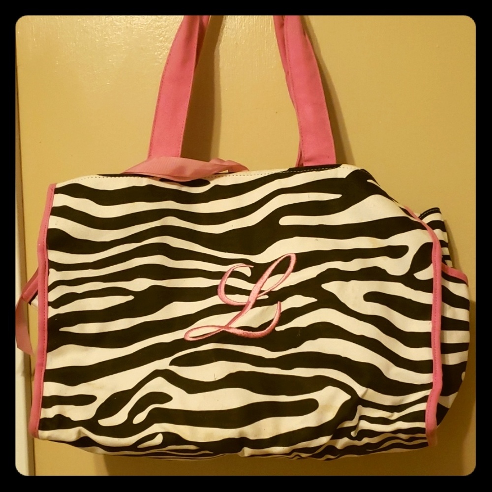 Zebra Print L large bag